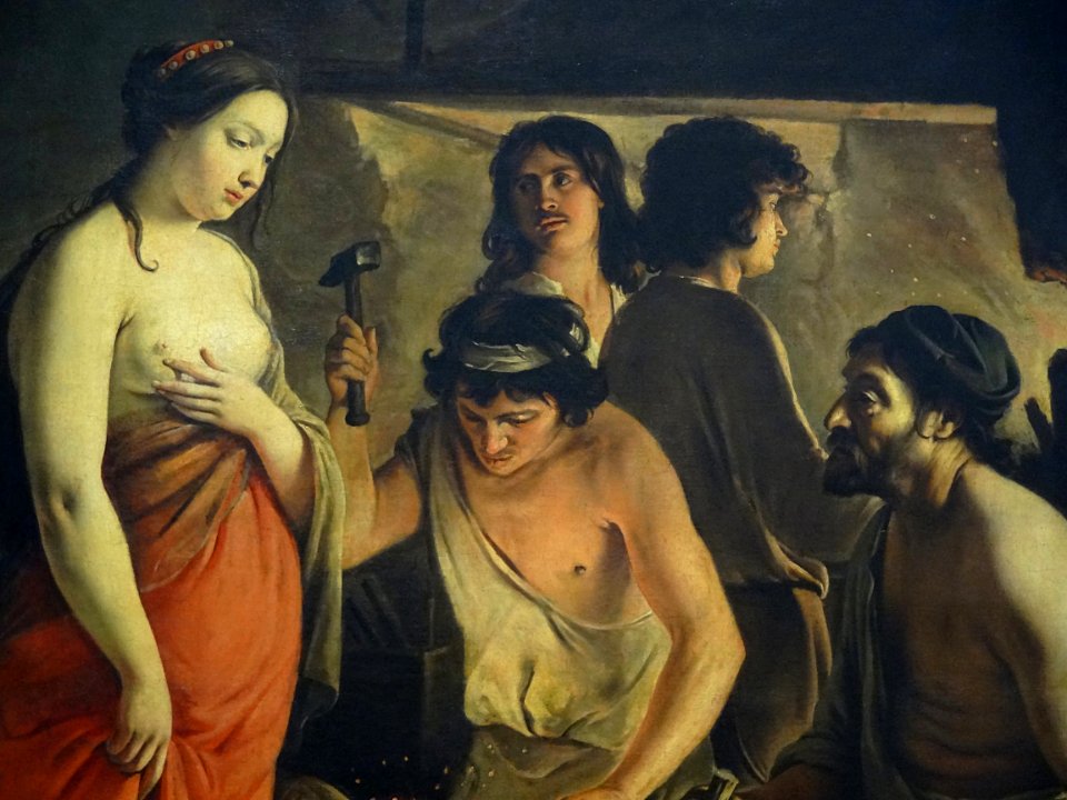 "Vénus dans la forge de Vulcain" (détail), Louis Le Nain, …