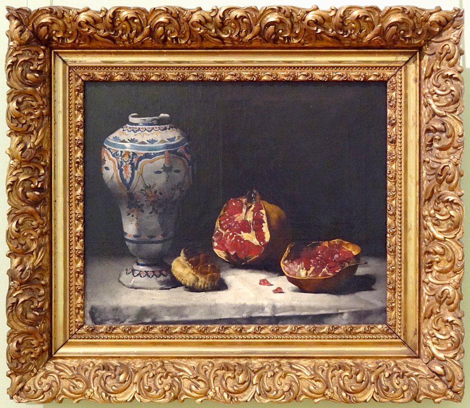 "Nature morte à la grenade", Théodule Ribot. Musée des bea…