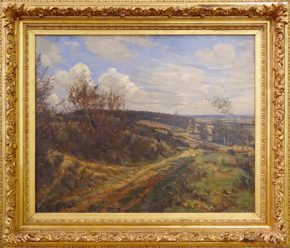 "La chaussée Brunehaut", Charles Desavary, 1882. Musée des…