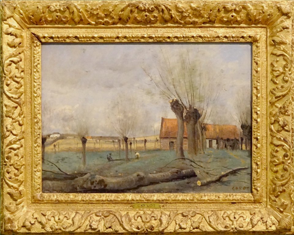"Saulaie à Sainte-Catherine près d'Arras", Camille Corot, …