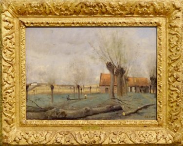 "Saulaie à Sainte-Catherine près d'Arras", Camille Corot, …