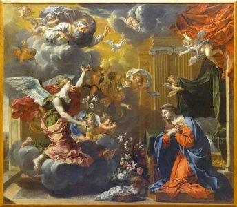 "L'Annonciation", Charles Poërson, 1652. Musée des beaux-a…