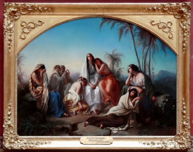 "La fille de Jephté", Aimée Brune-Pagès, 1846.