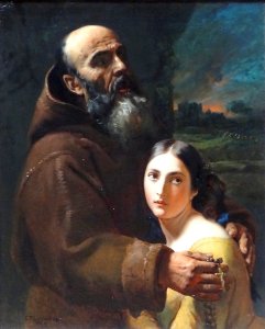 "La fugitive", Charles Philippe Larivière, 1869.