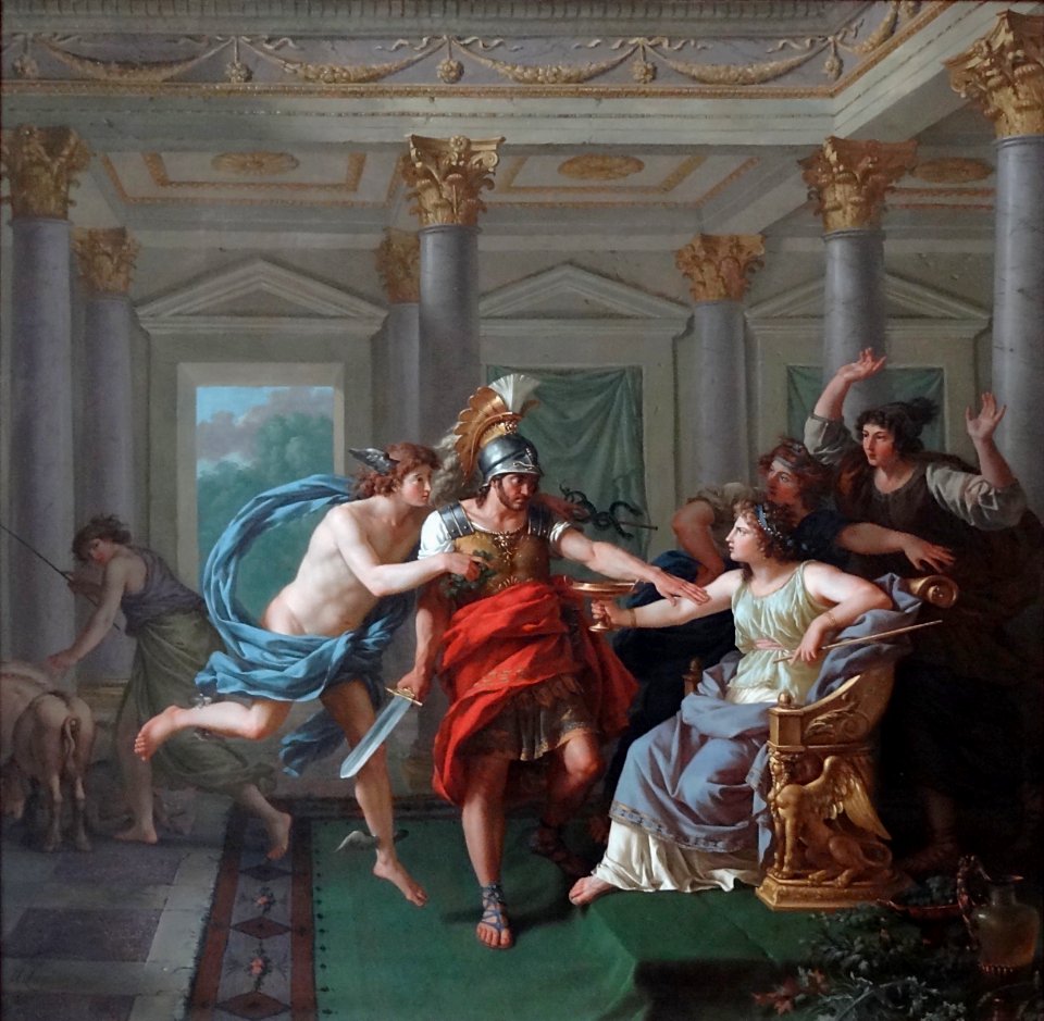 "Ulysse arrivant dans le palais de Circé", Jean-Jacques La…