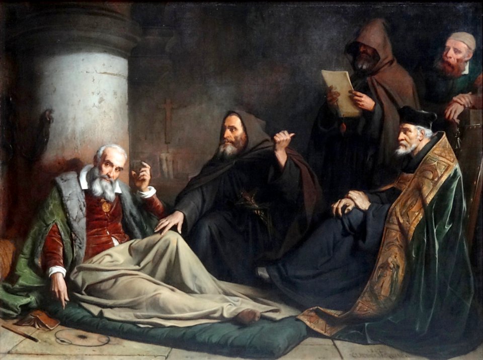 "Galilée avant son abjuration", Claudius Jacquand, 1867.