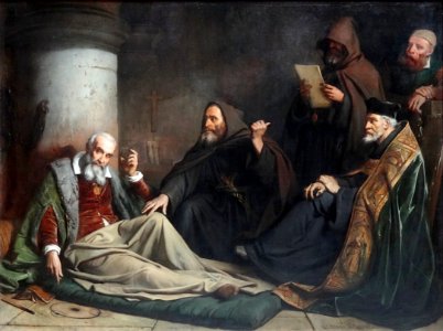 "Galilée avant son abjuration", Claudius Jacquand, 1867.