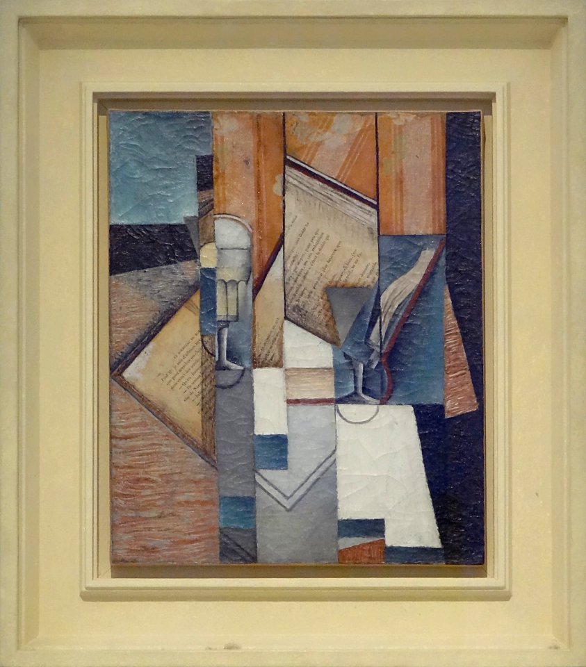 "Le livre", Juan Gris, 1913. Musée d'Art moderne de la vil…