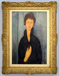 "Femme aux yeux bleus", Amedeo Modigliani, vers 1918. Musé…