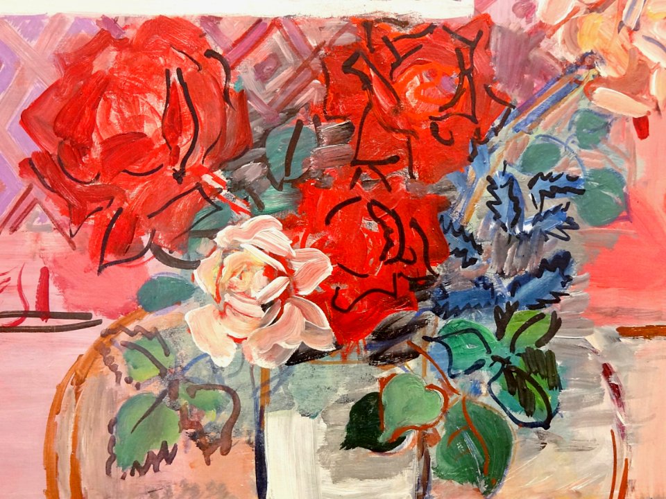 "30 ans ou la vie en rose" (détail), Raoul Dufy, 1931. Mus…