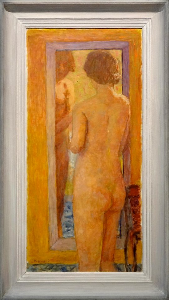 "Nu au miroir", Pierre Bonnard, vers 1934. Musée d'Art mod…