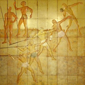"Les sports", Jean Dunand, 1935. Musée d'Art moderne de la…
