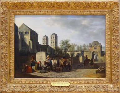 "Fontaine publique et église Saint-Géréon à Cologne", Gerr…