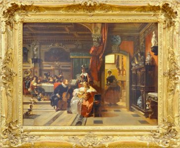 "Van Dyck à Londres", Camille Roqueplan, 1837.