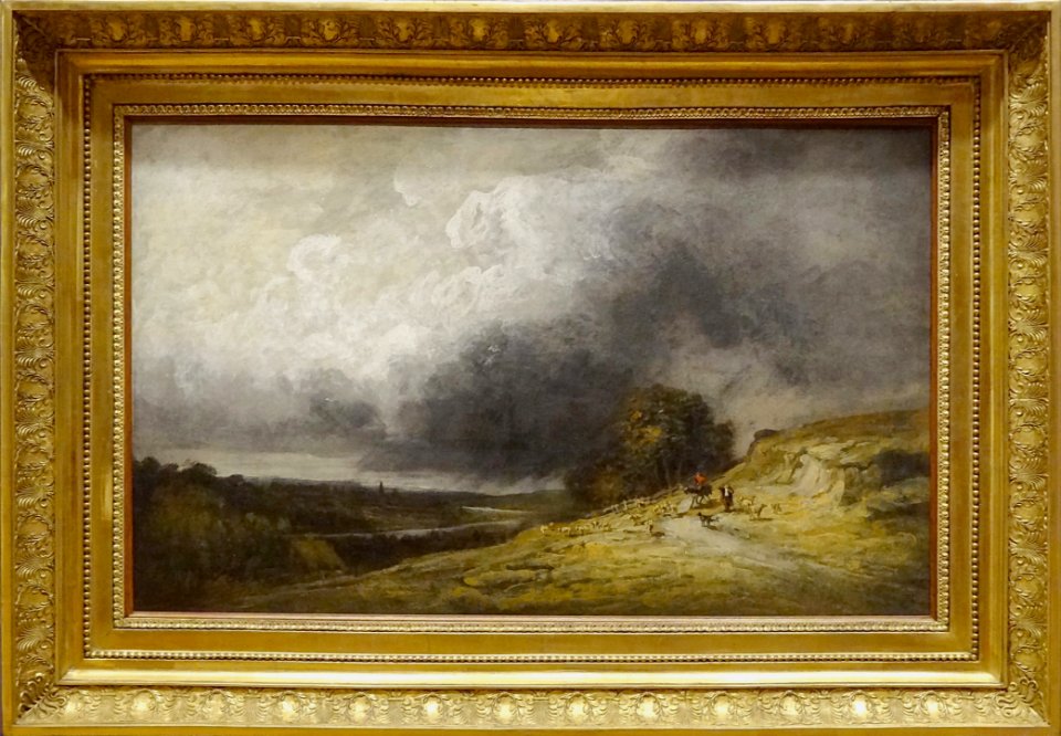 "Troupeau sous l'orage", Georges Michel, 1796.