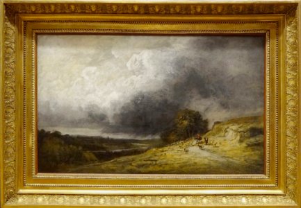"Troupeau sous l'orage", Georges Michel, 1796.