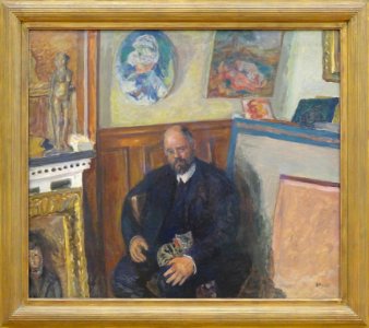 "Portrait d'Ambroise Vollard au chat", Pierre Bonnard, ver…
