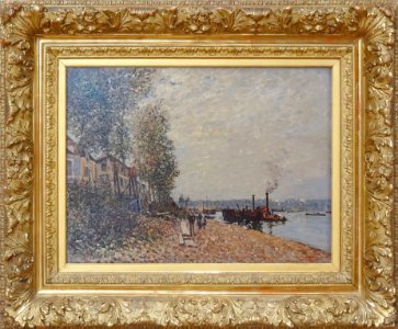 "Le remorqueur sur le Loing, Saint-Mammès", Alfred Sisley,…