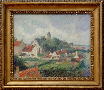 "Le village de Knocke", Camille Pissarro, 1894.