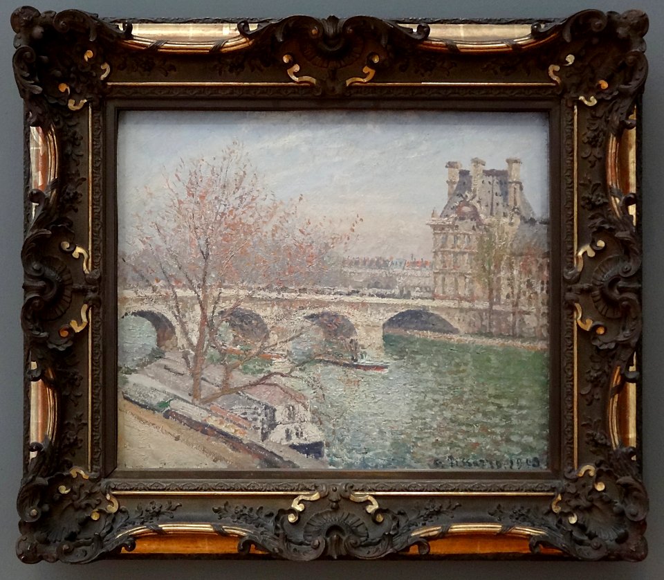 "Paris, le Pont-Royal et le Pavillon de flore", Camille Pi…