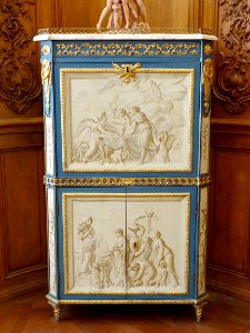 Secrétaire à abattant - armoire basse attribué à l'atelier…