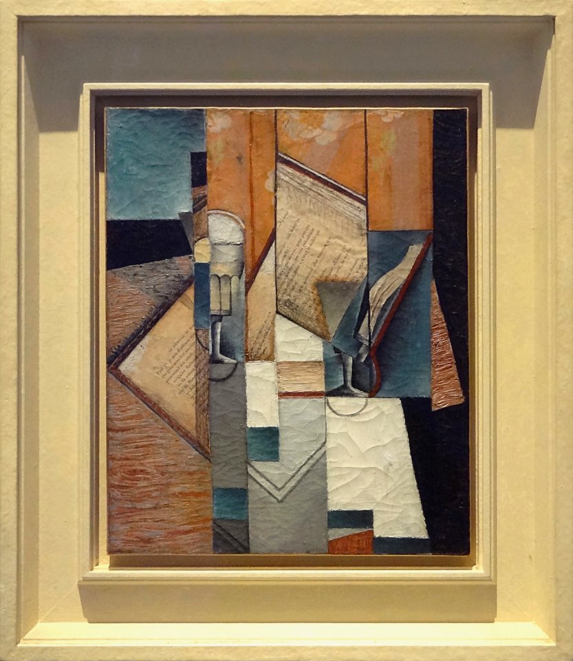 "Le livre", Juan Gris, 1913. Musée d'Art moderne de la vil…