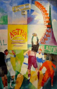 "L'équipe de Cardiff", Robert Delaunay, 1912-1913. Musée d…