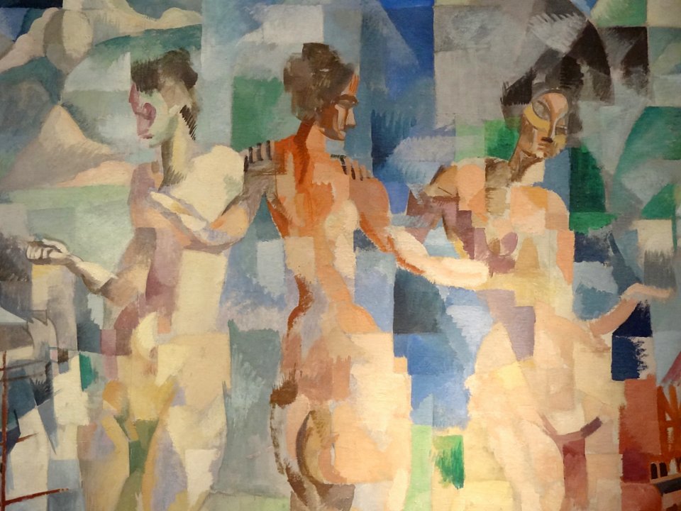 "La ville de Paris" (détail), Robert Delaunay, 1910-1912. …