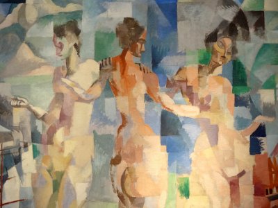 "La ville de Paris" (détail), Robert Delaunay, 1910-1912. …