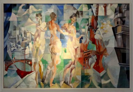 "La ville de Paris", Robert Delaunay, 1910-1912.. Musée d'…
