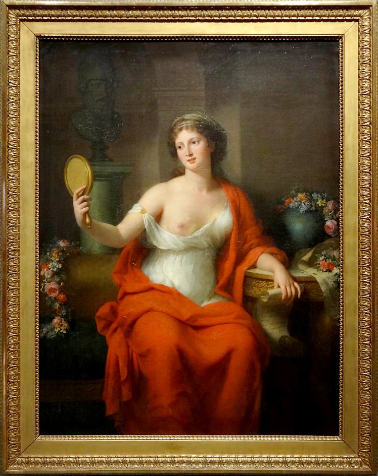 Marie-Geneviève Bouliar : autoportrait en Aspasie (1794). …