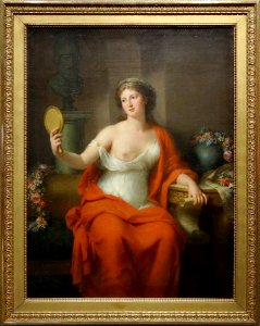 Marie-Geneviève Bouliar : autoportrait en Aspasie (1794). …