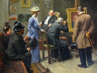 "Critique du portrait", Henri Brispot, 1900. Exposition "M…