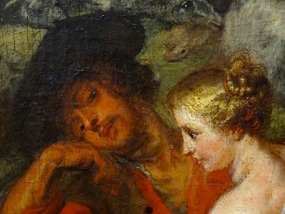 "Paysage à l'arc-en-ciel" (détail), Peter Paul Rubens, ver…