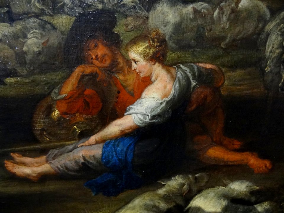"Paysage à l'arc-en-ciel" (détail), Peter Paul Rubens, ver…