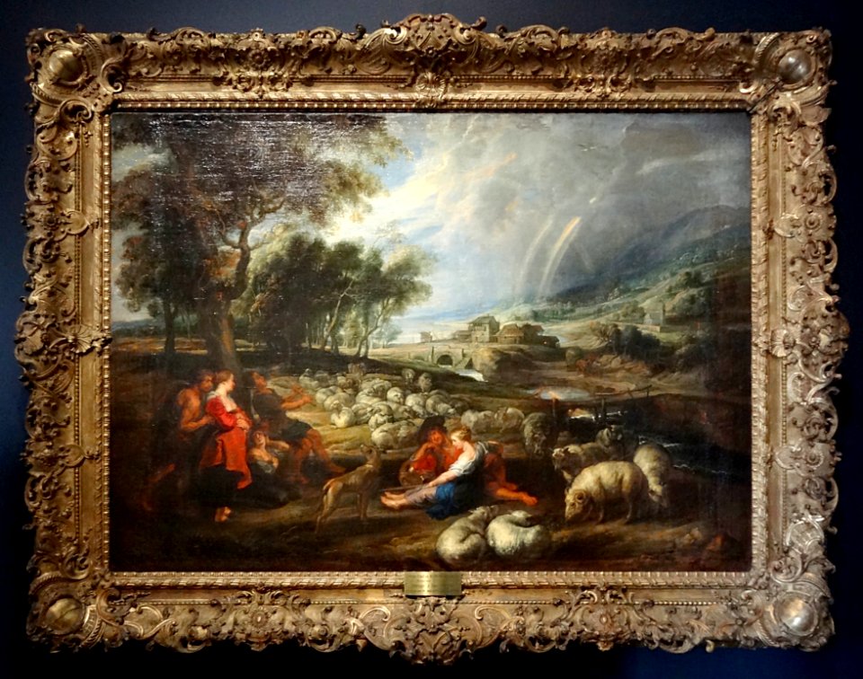 "Paysage à l'arc-en-ciel", Peter Paul Rubens, vers 1635. E…
