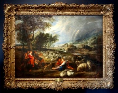 "Paysage à l'arc-en-ciel", Peter Paul Rubens, vers 1635. E…