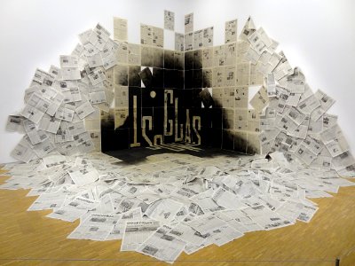 "Le coin / Glastnost", Dimitri Prigov, 1989. Centre Pompid…