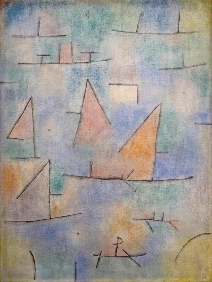 "Port et voiliers", Paul Klee, 1937. Centre Pompidou, Pari…