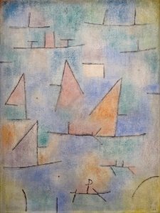 "Port et voiliers", Paul Klee, 1937. Centre Pompidou, Pari…