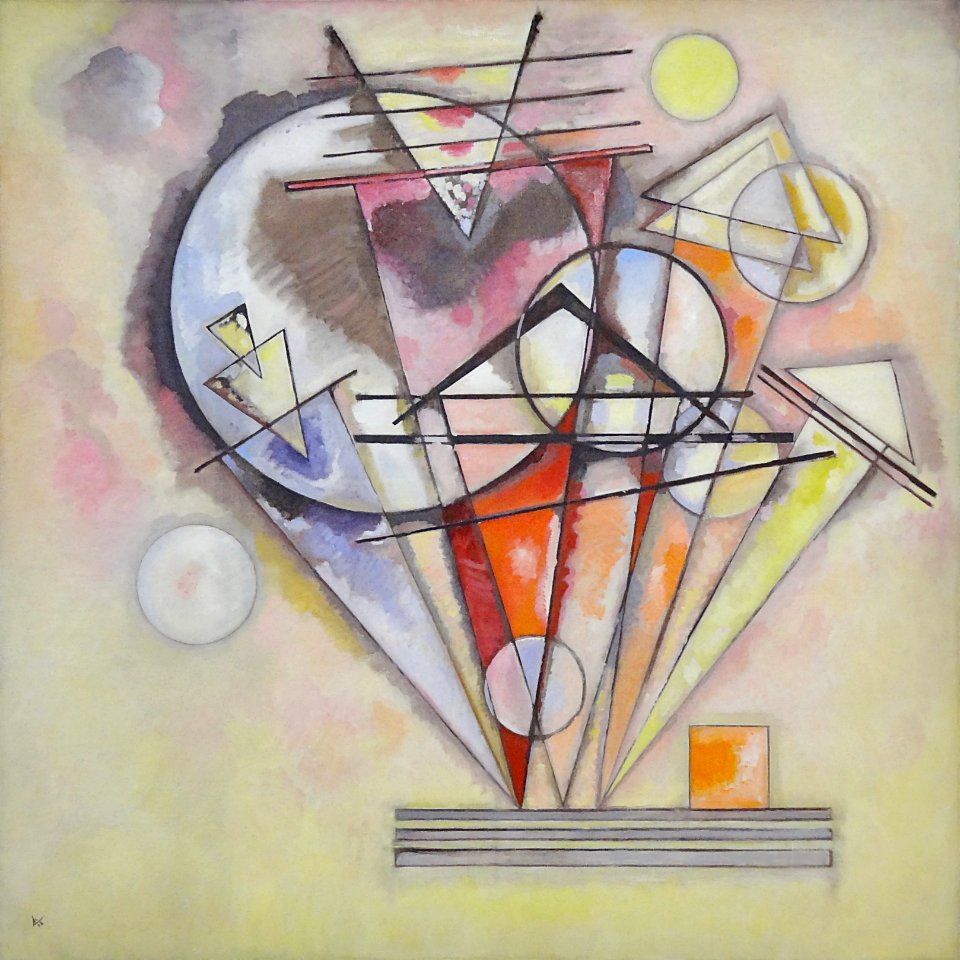 "Auf spitzen (Sur les pointes)", Vassily Kandinsky, 1920-1…