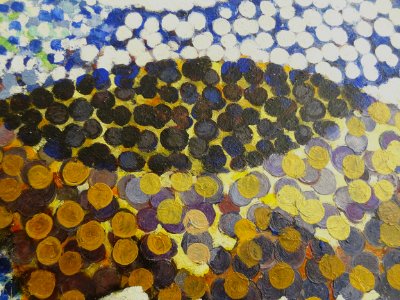 "Autour d'un point" (détail), Frantisek Kupka, 1920-1925/1…