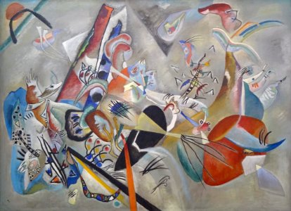 "Im gau (Dans le gris)", Vassily Kandinsky, 1919. Centre P…