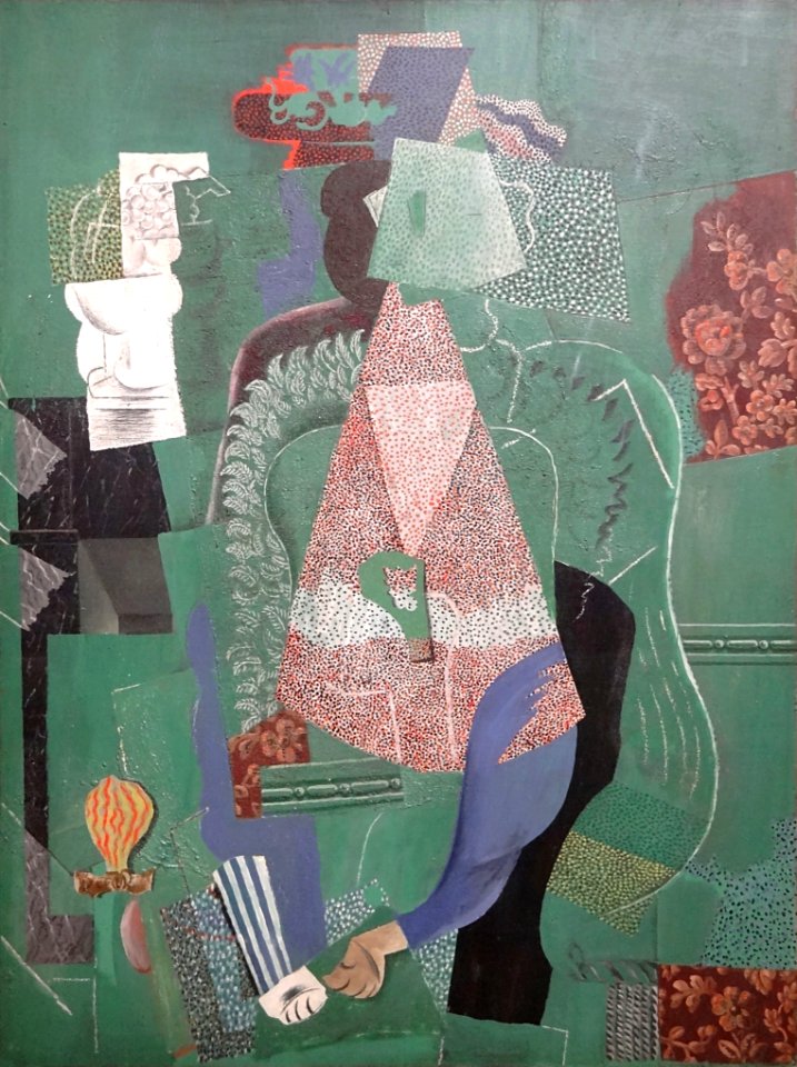Portrait de jeune fille", Pablo Picasso, 1914. Centre Pomp…