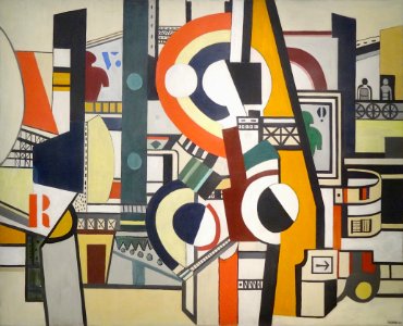 "Les disques dans la ville", Fernand Léger, 1920. Centre P…