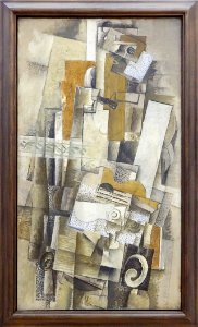 "L'homme à la guitare", Georges Braque, 1914. Centre Pompi…