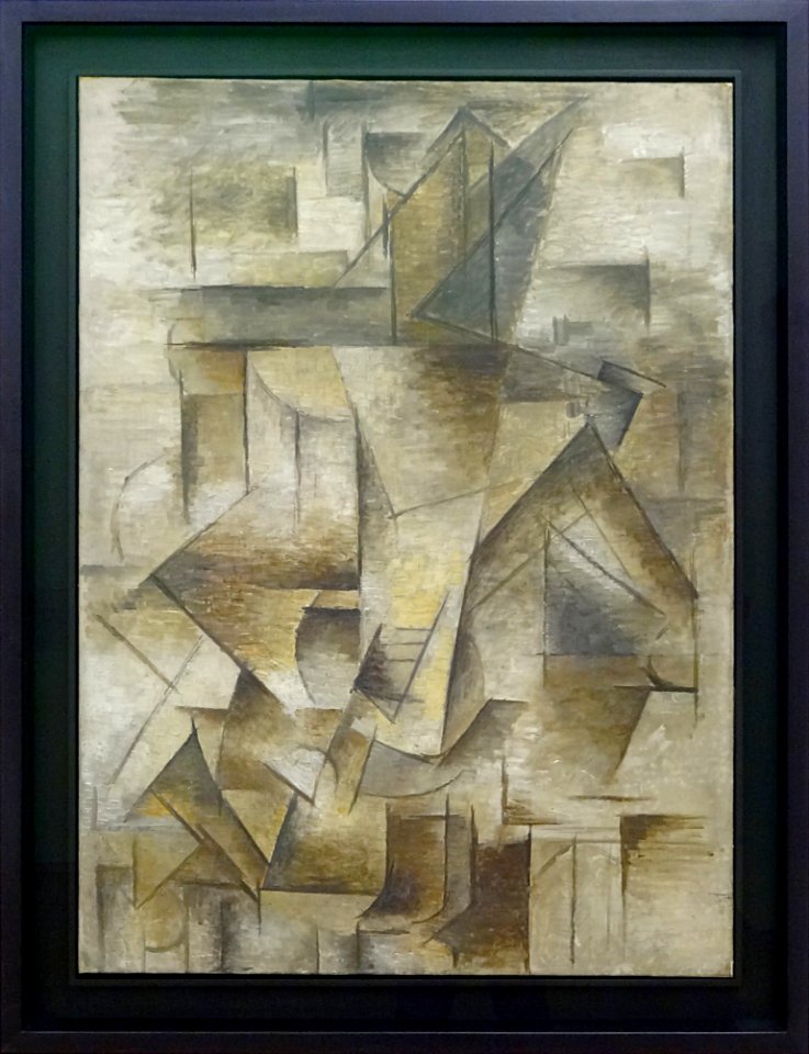 "Le guitariste", Pablo Picasso, été 1910. Centre Pompidou,…