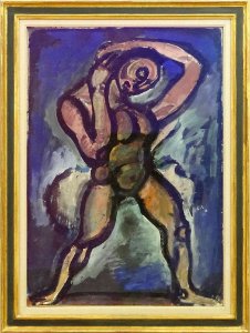"Acrobate", Georges Rouault, vers 1913. Centre Pompidou, P…