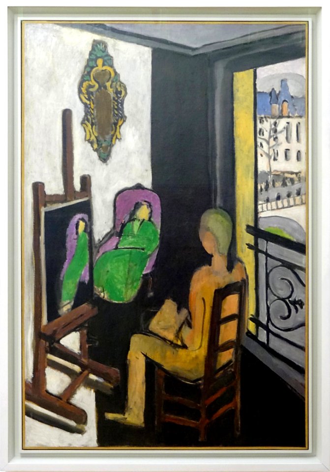 "Le peintre dans son atelier", Henri Matisse, 1916-1917. C…