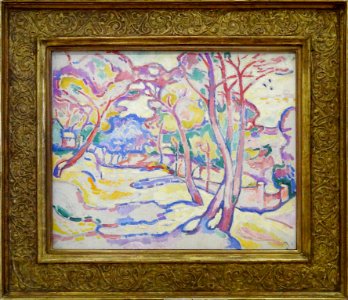 "Paysage de l'Estaque", Georges Braque, 1906-1907. Centre …